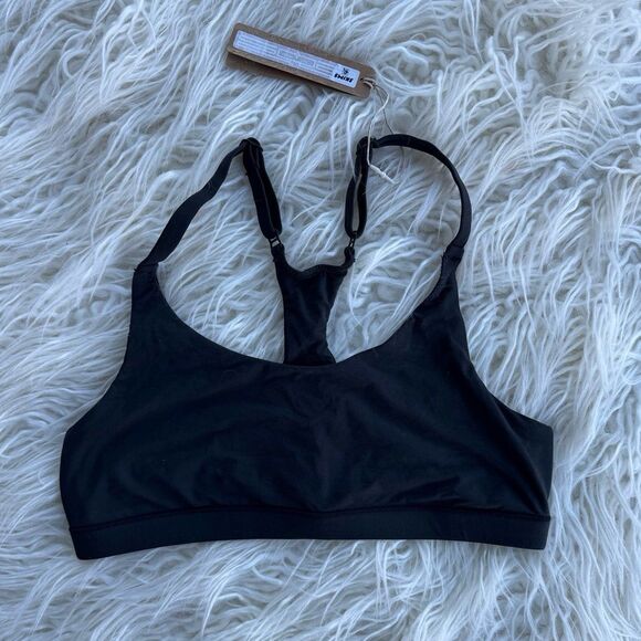 Skims Fits Everybody Racerback Bralette Onyx Size Small - Picture 1 of 6